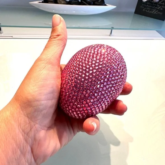 Swarovski Crystal custom Easter Egg basket centerpiece home decor - Picture 9 of 11